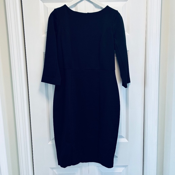 Boden Ponte Pencil Dress US 8R 3/4 Sleeve Black Dress – Worn < 5x - Size 8R - Picture 1 of 7